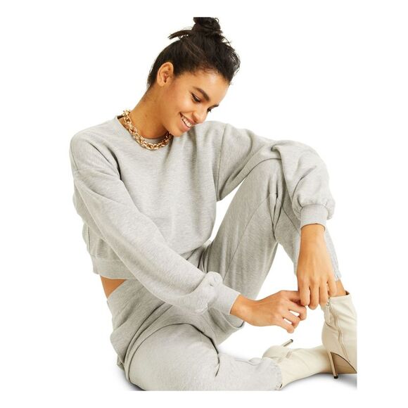 CULPOS X INC Womens Short Length Crop Top Sweatshirt - Picture 1 of 1